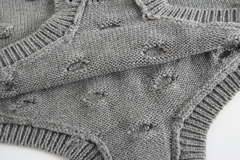 The Perfect Knitted Romper for Your Little One